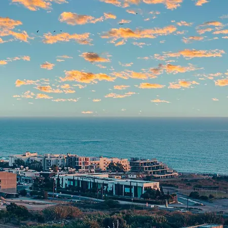 Eden Blue-Horizon 1B, Paphos, Sea View, Pool Apartman Konia Kültér fotó