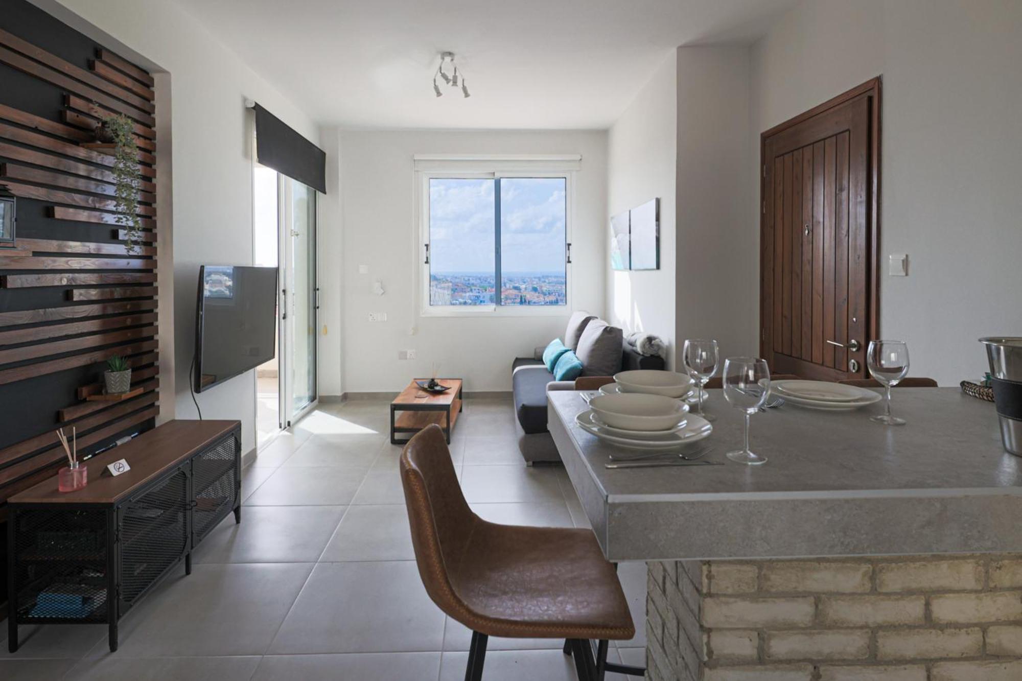 Apartman Eden Blue-horizon 1b, Paphos, Sea View, Pool Konia